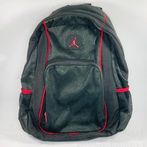 Air Jordan Jumpman Backpack, Black w/ Red Accents, Laptop Compartment, Mesh Back